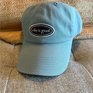 Life Is Good Teal Cap